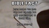 BIBLE FACT