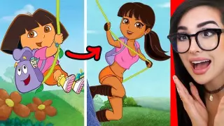 Amazing Cartoon Character Glow Up Transformations