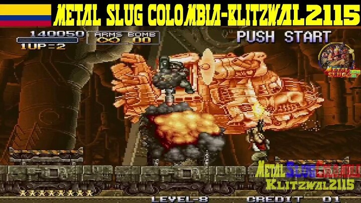 Metal Slug 1 (Level 8) Boss Misión 2 Air Buster Riberts  Player: Klitzwal2115(Metal Slug Colombia)