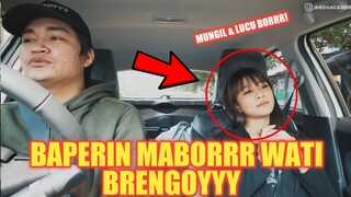 PRANK TAXI ONLINE!! GA SANGKA CEWE MUNGIL INI MABOR BRENGOYYY GARIS KERAS