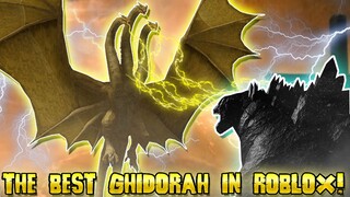 THE BEST GHIDORAH IN ROBLOX! | Current Best Finished Model | Roblox Kaiju Universe