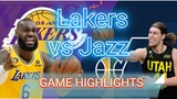 LOS ANGELES LAKERS VS UTAH JAZZ Game Highlights