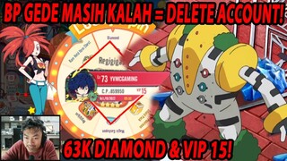 🔥🔥YVMC VIP 15 DAN 60RIBU DIAMOND!! AMBIL REGIGIGAS ATAU SKIP [BANTAI DELIONS] - MEGAMON