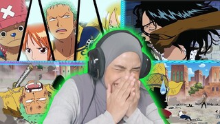 I CAN'T STOP LAUGHING.. MUGIWARA CREW ARRIVES IN ENIES LOBBY 🔴One Piece Episode 268 REACTION