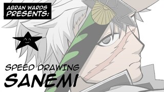 SPEED DRAWING [by Abran Wards] - Sanemi from Demon Slayer