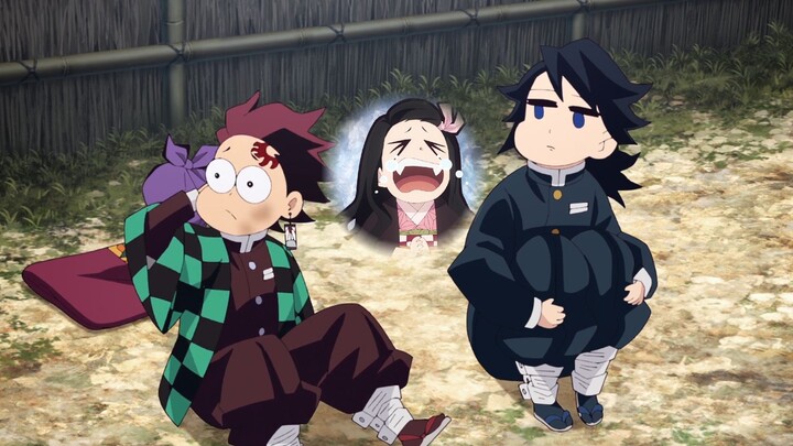 These three are a little cute, Nezuko is cute