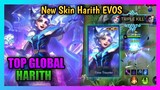 TOP GLOBAL HARITH USING HARITH NEW SKIN EVOS M1 | Harith Montage🧠3