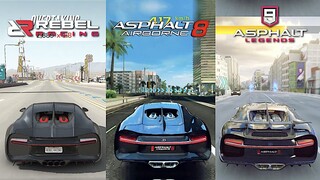 Bugatti Chiron - Asphalt 9 Legends x Asphalt 8 Airborne x Rebel Racing