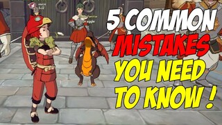 Ni No Kuni 5 Common mistakes of newbies