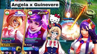 Sanrio Angela x KoF Guinevere😳Killer Duo🌸🔥