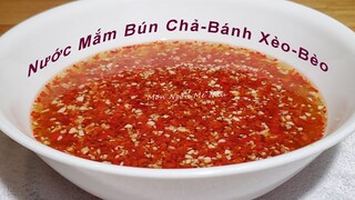 Cách Làm Nước Mắm Chua Ngọt Ăn Chả Giò Bún Chả Nem Rán Bánh Xèo - Món Ngon Mẹ Nấu