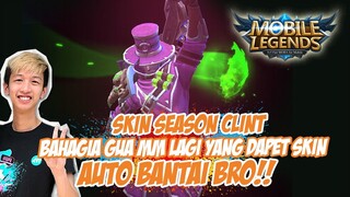 SKIN SEASON CLINT!! EFFECTNYA JADI WARNA LUMUT!! AUTO BANTAI BOS!!