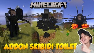 ADDON SKIBIDI TOILET TERBAIK DI MINECRAFT! ADA UPDATE TERBARU LAGI, SEMAKIN DETAIL DAN LENGKAP!