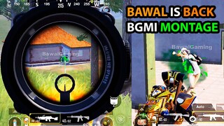 BGMI MONTAGE | PUBG MOBILE RETURN SOON | NO HACKS 1080p60 | BAWAL GAMING