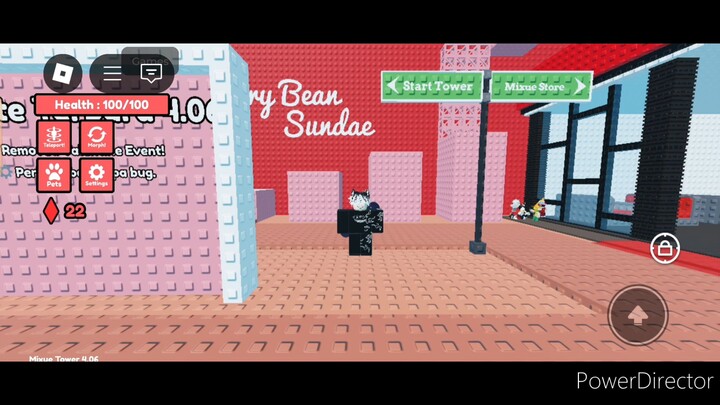 Menyelesaikan Tower Mixue diRoblox