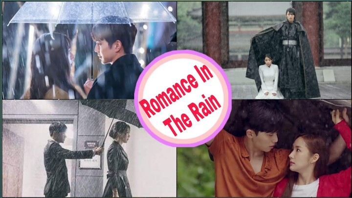 Romance in the Rain💞 Umbrella Kdrama Multifandom 💞Kdrama Romantic Scenes 💞Kdrama Romantic Couples