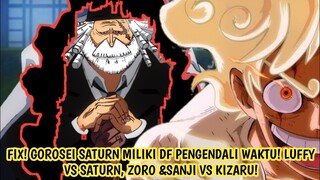 REVIEW OP 1073 - TAK ADA YG SADAR! SATURN BISA KENDALIKAN WAKTU! EPIC BATTLE LUFFY VS SATURN DIMULAI