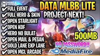 Data Mlbb Lite 500MB Patch Project Next - Ml Lite - Mlbb lite - Atasi Lag & Patah Patah