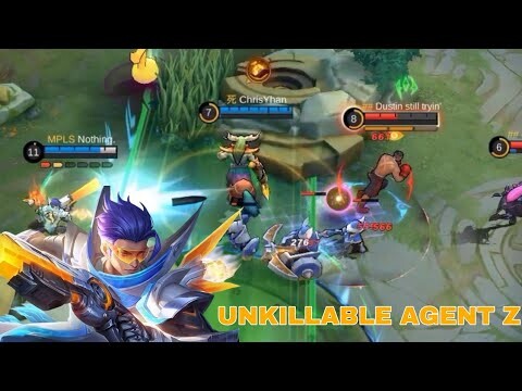 AGENT Z UNKILLABLE GRANGER BURST DAMAGE | Nothing MLBB