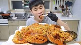 꽃돼지 새벽 해물아구찜 한식먹방[korean food]mukbang Eating show 吃播