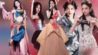 Chinese female stars at New Year's Eve:ZhaoLusi was criticized, YangZi,Gulnazar and BaiLu lip-synced