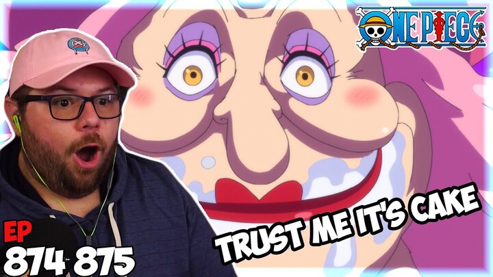 Sanji's Cake of Happiness! One Piece Episode 874 & 875 Reaction