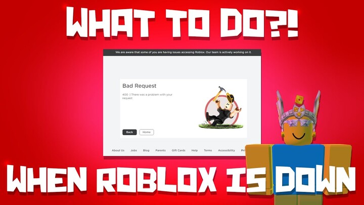 pov: roblox is down right now... (HERE'S WHAT YOU CAN DO!!)