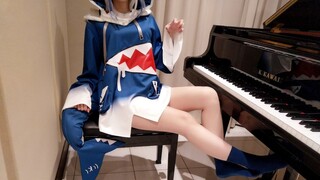 【Datang dan belajar piano dari adikku】SEMOGA SUKSES!! Lagu tema RIDE ON TIME Tatsuro Yamashita Gawr 