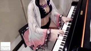 Too smooth~ Demon Slayer OP Red Lotus Flower LiSA Demon Slayer Shinobu [Piano]