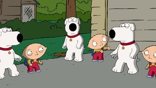 เกี๊ยวหลายตัวปรากฏขึ้นและความโกลาหลเกิดขึ้นในเวลาและสถานที่ "Family Guy"