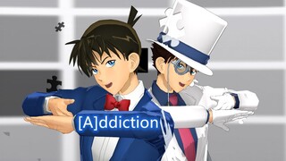 工藤新一 X 怪盗基德，名侦探柯南MMD，[A]ddiction舞蹈