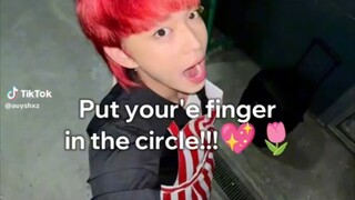 put your finger on the circle 🤟