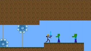 Stickman Craft Rescue Mission : Stickman Animation : Stickman Minecraft - Walkthrough 11