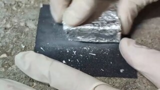Ngày thứ 2 biến giấy bạc thành thỏi nhôm rắn 1000g