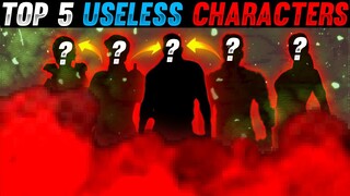 Top 5 useless character in free fire || Top 5 useless character in ff after OB30 update || The Pro |