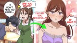 [Manga Dub] Hot woman saves and offers me a job but I found out her scary secret
