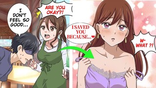 [Manga Dub] Hot woman saves and offers me a job but I found out her scary secret