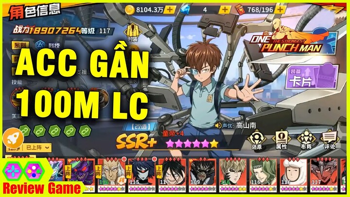 One Punch Man: The Strongest - ACC VIP Gần 100 Triệu Lực Chiến Ra Boss Mới NÂNG MAX Không Phải Nghĩ