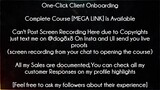 One Course Click Client Onboarding download