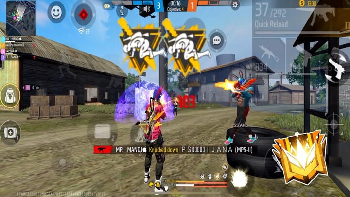 FREE FIRE MAX - CLASH SQUAD RANK | OP HEADSHOT GAMEPLAY | BUNNY BUNDLE SQUAD | free fire lite | free