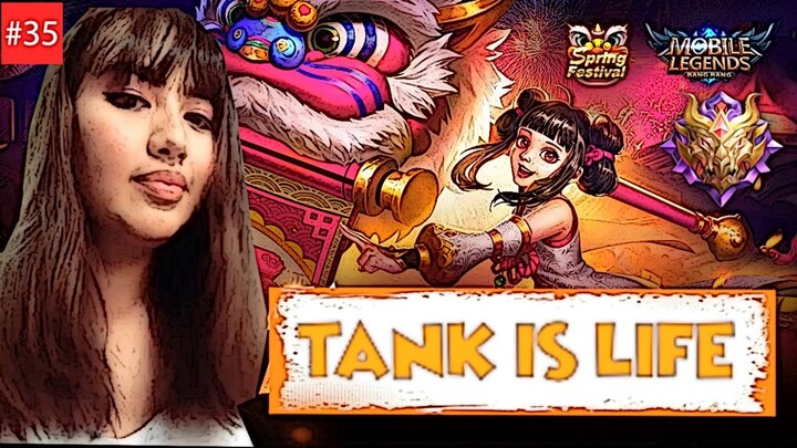 Always Tank in Rank Mythic- The Lolita Master - Mobile Legends #35 - Let's Kill Kaja EVIL LAUGH