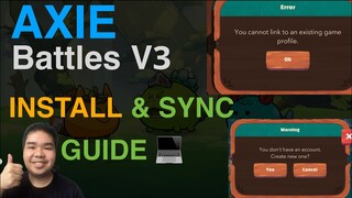 How to Install Battles V3 Axie Origin | Tagalog | Error