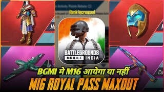 C3S8 Royal Pass M16 Maxout | 4500 UC Royal Pass RP M16 Max Level 50 | Rp M16 Maxing Out PUBG/BGMI