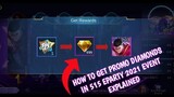 How to get free promo diamonds to buy S.T.U.N skin in cheap price 515 eparty 2021 in Mobile Legends