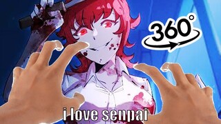 ❤ Esta YANDERE Tiene UNAS TIJERAS y TE PERSIGUE😨 [EXPERIENCIA ANIME vr 360] Saiko No Sutoka vr