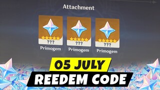 5 July New Redeem Code Genshin Impact 4.8