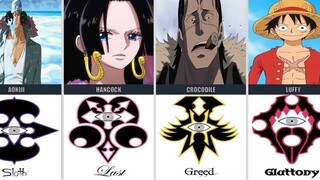 One Piece Characters Seven Deadly Sins