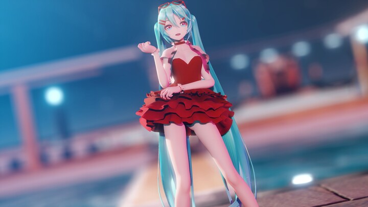 [MMD] Hatsune theo phong cách YYB: Bạn cũng muốn chơi Fire❤️ với tôi phải không?