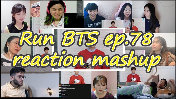 [BTS] Run BTS 달려라 방탄 ep.78｜reaction mashup