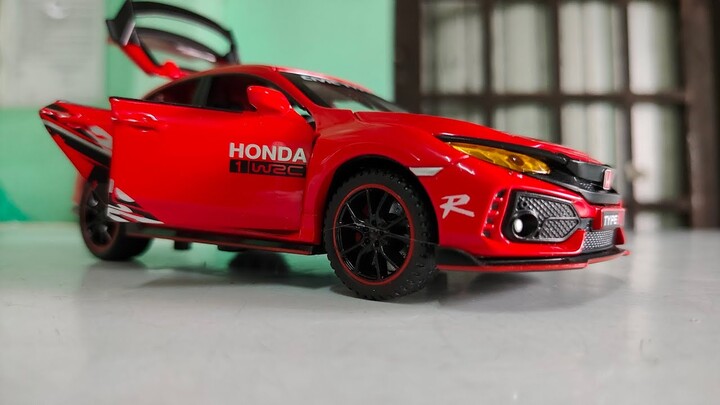 Unboxing of Honda Civic Type R 1:32 Scale 💖 Super Realistic Diecast Model